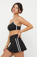 PAC 1980 WHISPER Active Side Stripe Crossover Mini Skort