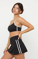 PAC 1980 WHISPER Active Side Stripe Crossover Mini Skort