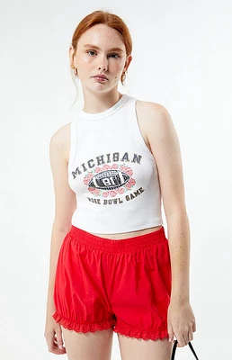 Champion x Rose Bowl Michigan Fitted Tank Top