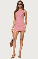 Edikted Macee Gingham Romper