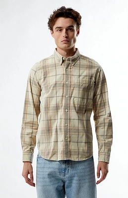 Timberland Corduroy Checker Long Sleeve Shirt