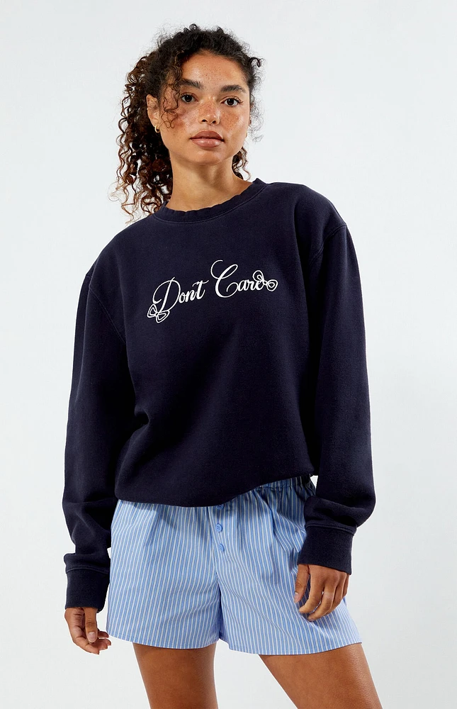 PS / LA Don't Care Crew Neck Sweatshirt