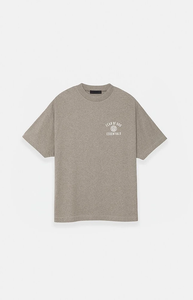 Fear of God Essentials Kids Heather Grey University Crew Neck T-Shirt