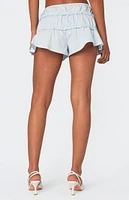 Edikted Kalila Tiered Ruffle Shorts