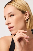 Ana Luisa Jessica Puffed Heart Hoop Earrings