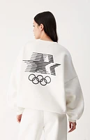 Olympics Los Angeles Crew Neck Oversized Sweatshirt