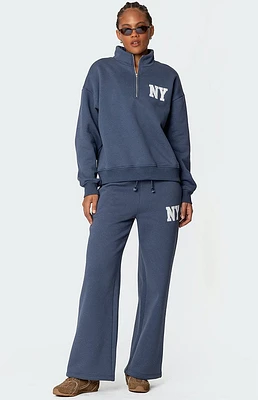 Edikted NY Wide Leg Sweatpants