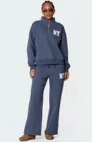 Edikted NY Wide Leg Sweatpants