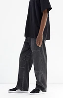 PacSun Black Wash Baggy Jeans