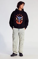 Pacsun Light Indigo Baggy Cargo Jeans
