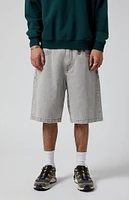 PacSun Gray Baggy Denim Shorts