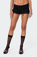 Edikted Marielle Ribbon Shorts