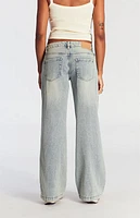 Pacsun Casey Tint Low Rise Baggy Jeans Medium Indigo Wash