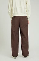 PacSun Brown Baggy Chino Pants