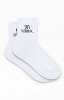 90's Supermodel Crew Socks
