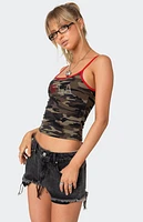 Edikted LA Lover Rhinestone Tank Top