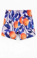 Pacsun Orange Tree Eco 4.5" Swim Trunks