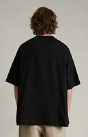Fear of God Essentials Black University Crew Neck T-Shirt