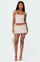 Edikted Maria Lace Cupped Tank Top