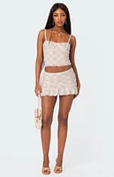 Edikted Maria Lace Cupped Tank Top