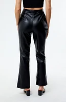 Glamorous Faux Leather Split Pants
