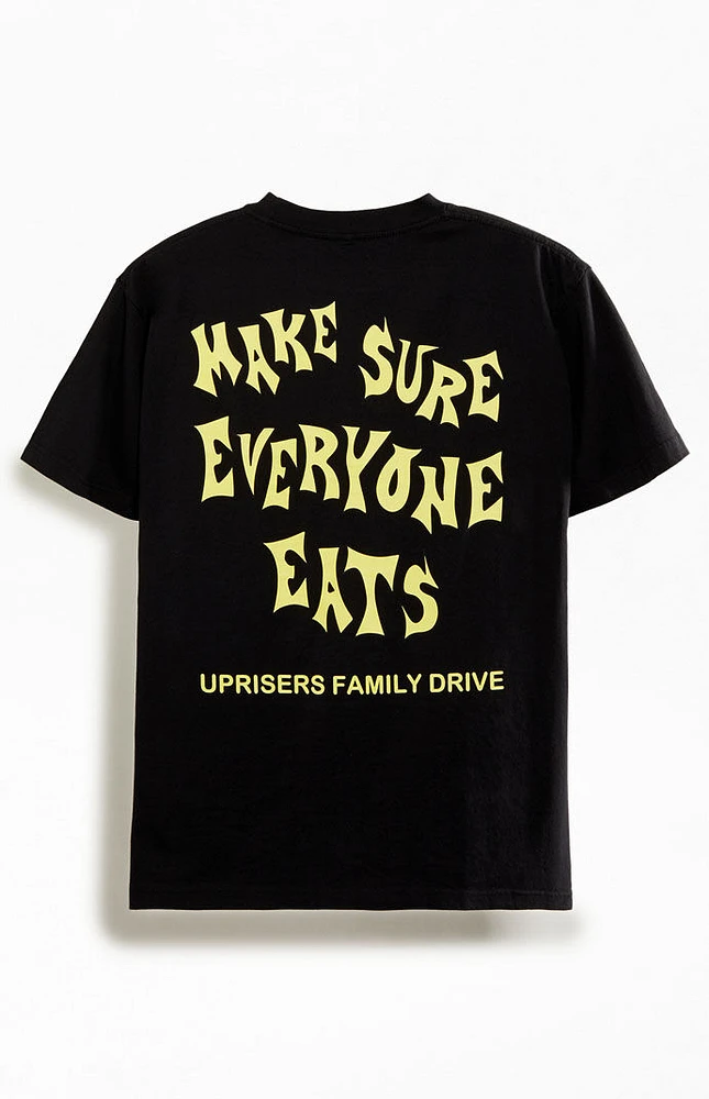 UPRISERS Family Drive x Action Figure Miles Everyone Eats T-Shirt