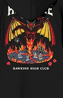 Stranger Things Hawkins Hellfire Zip Up Hoodie