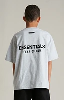 Fear of God Essentials Kids Light Heather Grey Crew Neck T-Shirt