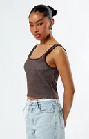 Obey Thomson Cropped Tank Top