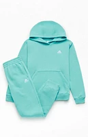 adidas Kids Mint Minimal Logo Hoodie