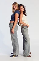 Pacsun Casey Tint Low Rise Baggy Jeans Medium Indigo
