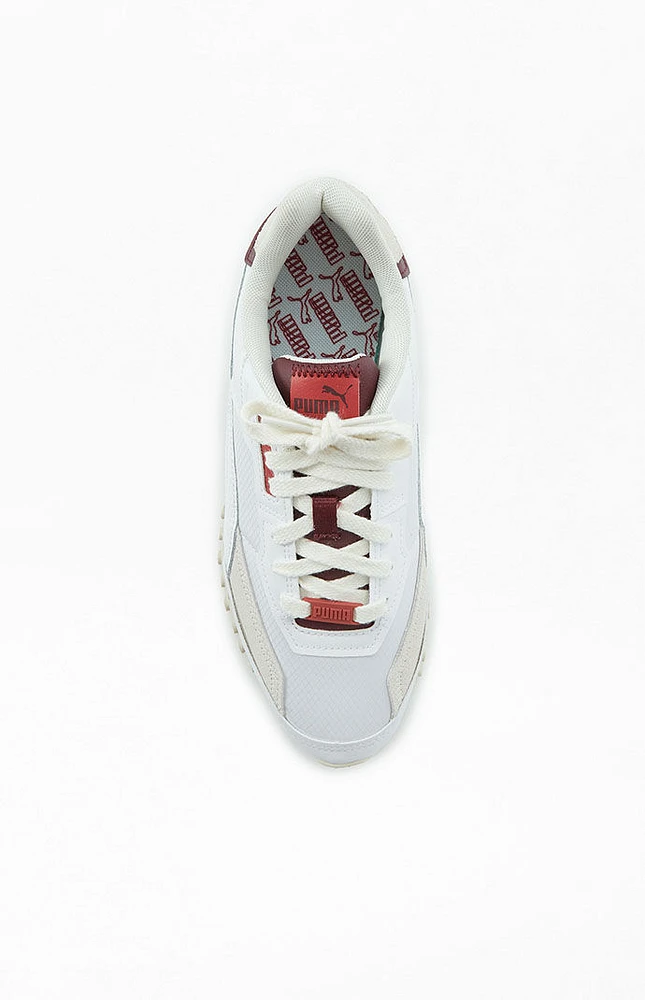 Puma Women's White Blacktop Rider Sneakers