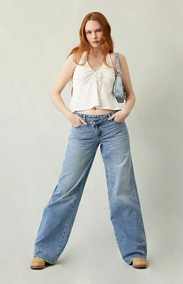 Pacsun Casey Asymmetrical Low Rise Baggy Jeans