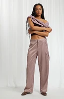 PacSun Satin Cargo Pants