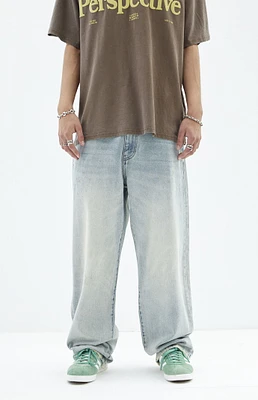 PacSun Light Tinted Indigo Baggy Jeans