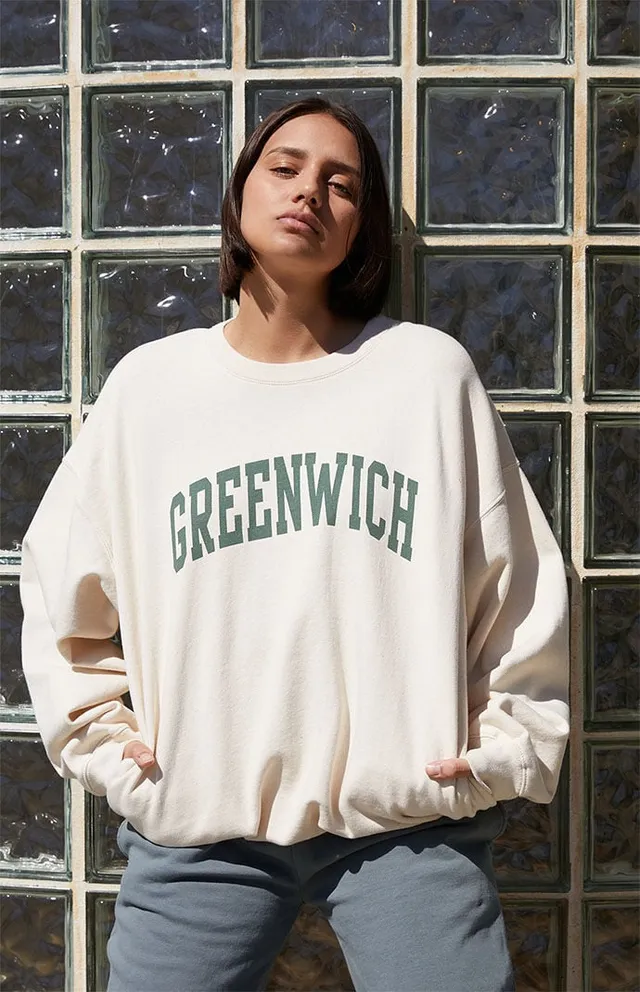 John Galt Green Yosemite Crew Neck Sweatshirt