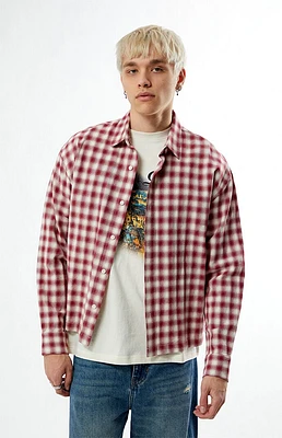 PacSun Plaid Long Sleeve Button Down Shirt