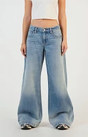 PacSun Sloane Low Rise Ultra Baggy Jeans Light Indigo