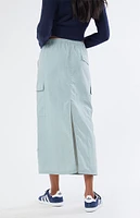 PacSun Bungee Cargo Midi Skirt