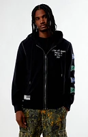 True Religion Reverse Terry Zip Up Hoodie