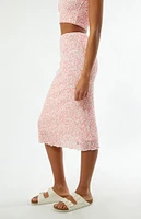 Roxy Floral Tube Time Midi Skirt