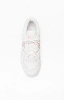 New Balance White & Pink 550 Sneakers