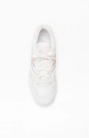 New Balance White & Pink 550 Sneakers