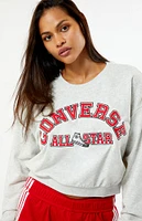 Converse Heritage Cropped Crew Neck Sweatshirt