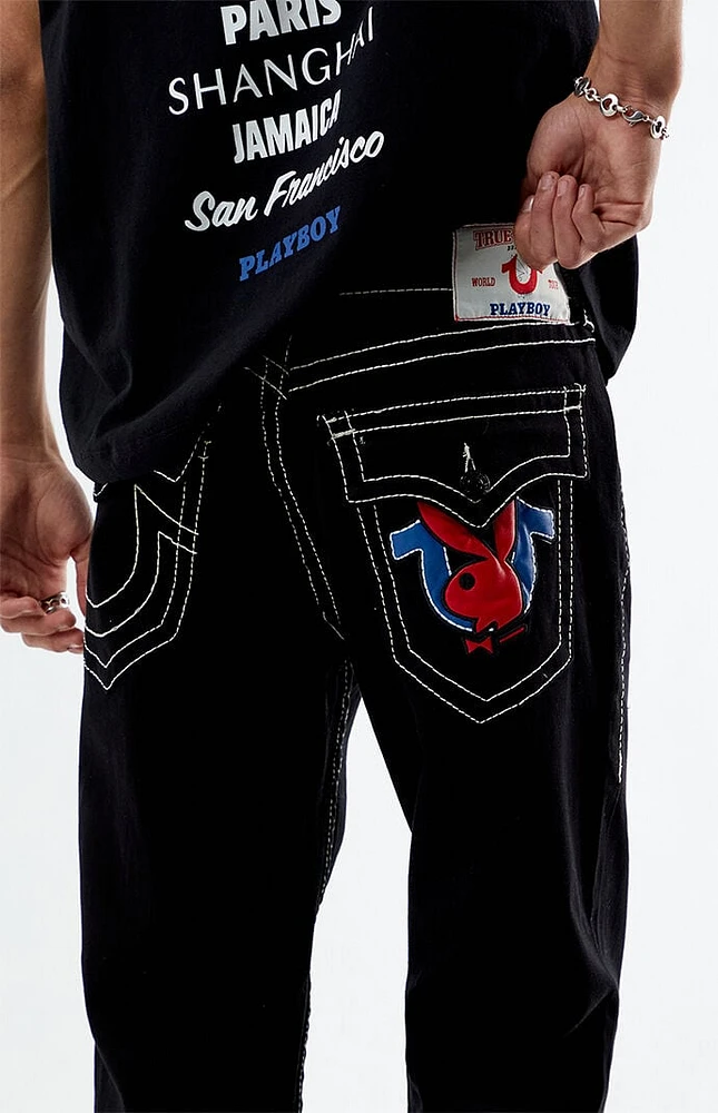 True Religion x Playboy Rocco Flap Skinny Jeans