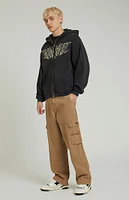 PacSun Tan Ripstop Baggy Cargo Pants