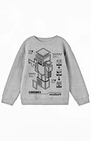 Kids Minecraft Crew Neck Sweatshirt