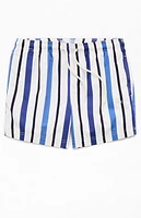 Pacsun Roosevelt Striped 4.5" Swim Trunks