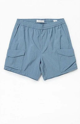 PacSun Nylon Blue Cargo Shorts
