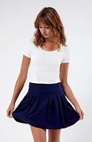 Daisy Street Pleated Mini Skirt